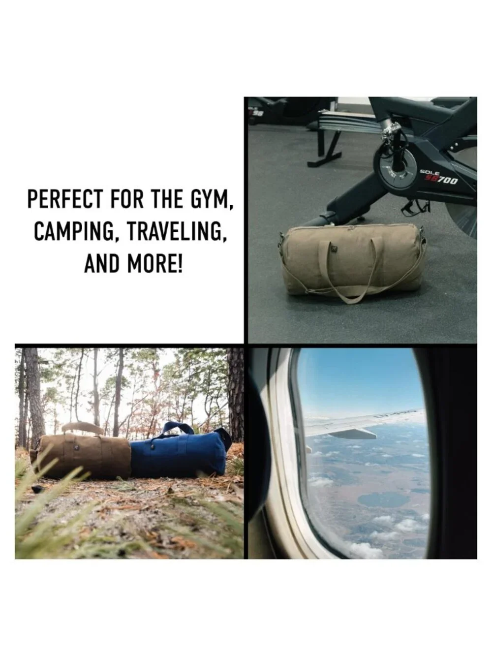 Rothco Heavy-Duty Canvas Duffel Bag Travel Gym 19in